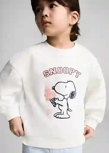 Buzo Buzo Sudadera Syice Offwhite Talla 97 Niñas Mango