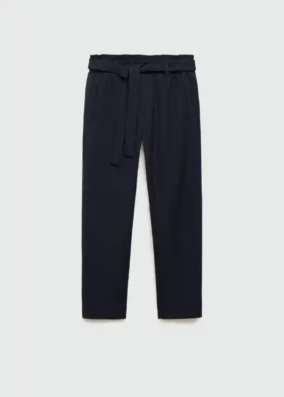 Pantalón Nika Navy Talla 14 Niñas Mango