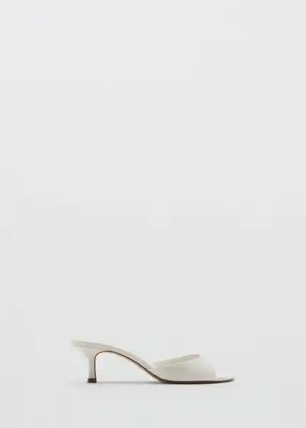 Sandalias Maru1 Crudo Talla 39 Mujer Mango