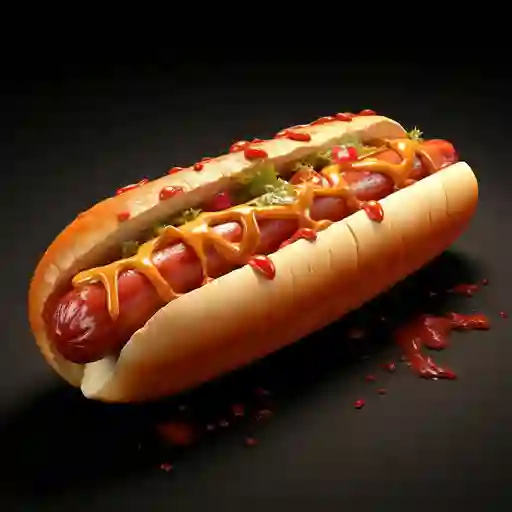 Perro sencillo plancha