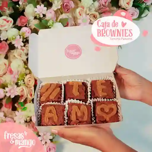 Caja de brownie personal