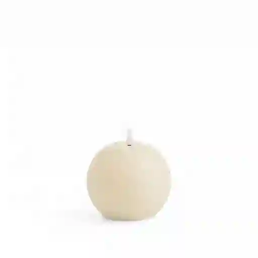 Vela Led Bola Marfil 8.5 cm x 10 cm Ambiente Gourmet