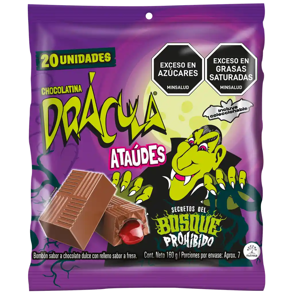 Drácula Chocolatina Ataúdes