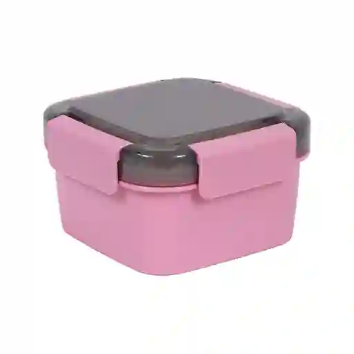 Contenedor de Doble Capa Para Ensalada Rosa Miniso