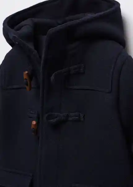 Abrigo Vince Navy Talla 12 Niños Mango