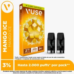 Vuse Go Vaporizador Pods Mango Ice (34 mg)