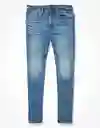 Jean Skinny Morado Talla 29 X 30 Hombre American Eagle