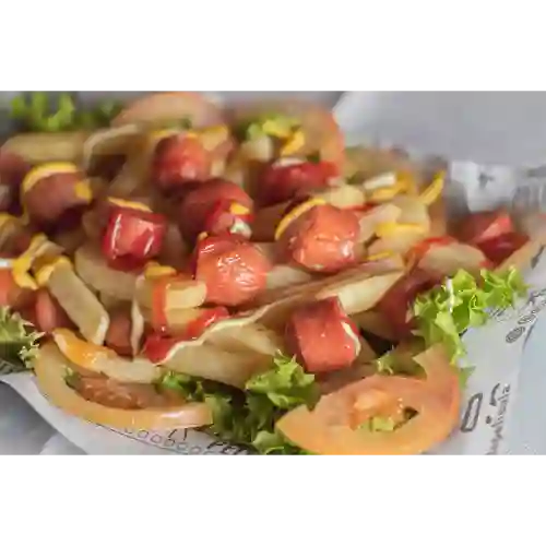 Salchipapa Americana