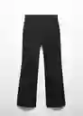 Pantalón Chloe Negro Talla 34 Mujer Mango