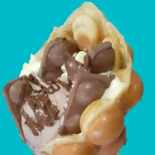 Waffle Explosión de Chocolate