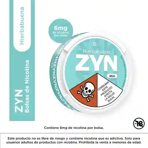 ZYN Hierbabuena 6mg