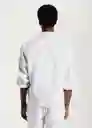 Chaqueta Conca Blanco Talla M Hombre Mango
