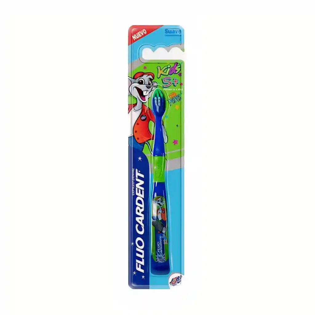 Fluo Cardent Cepillo Dental Infantil Kids 5+ Suave