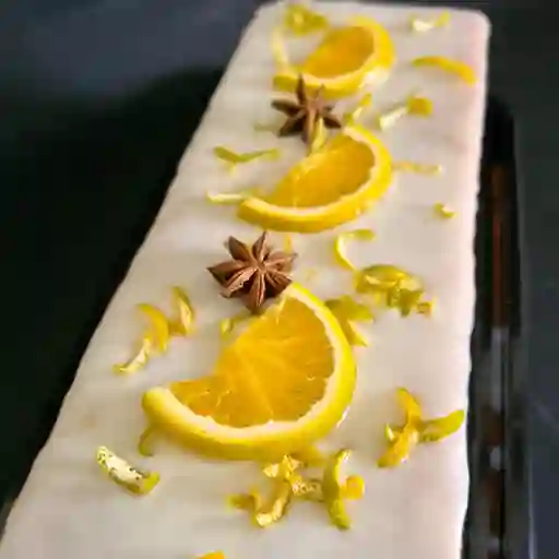 Torta naranja con semillas amapola (15p)