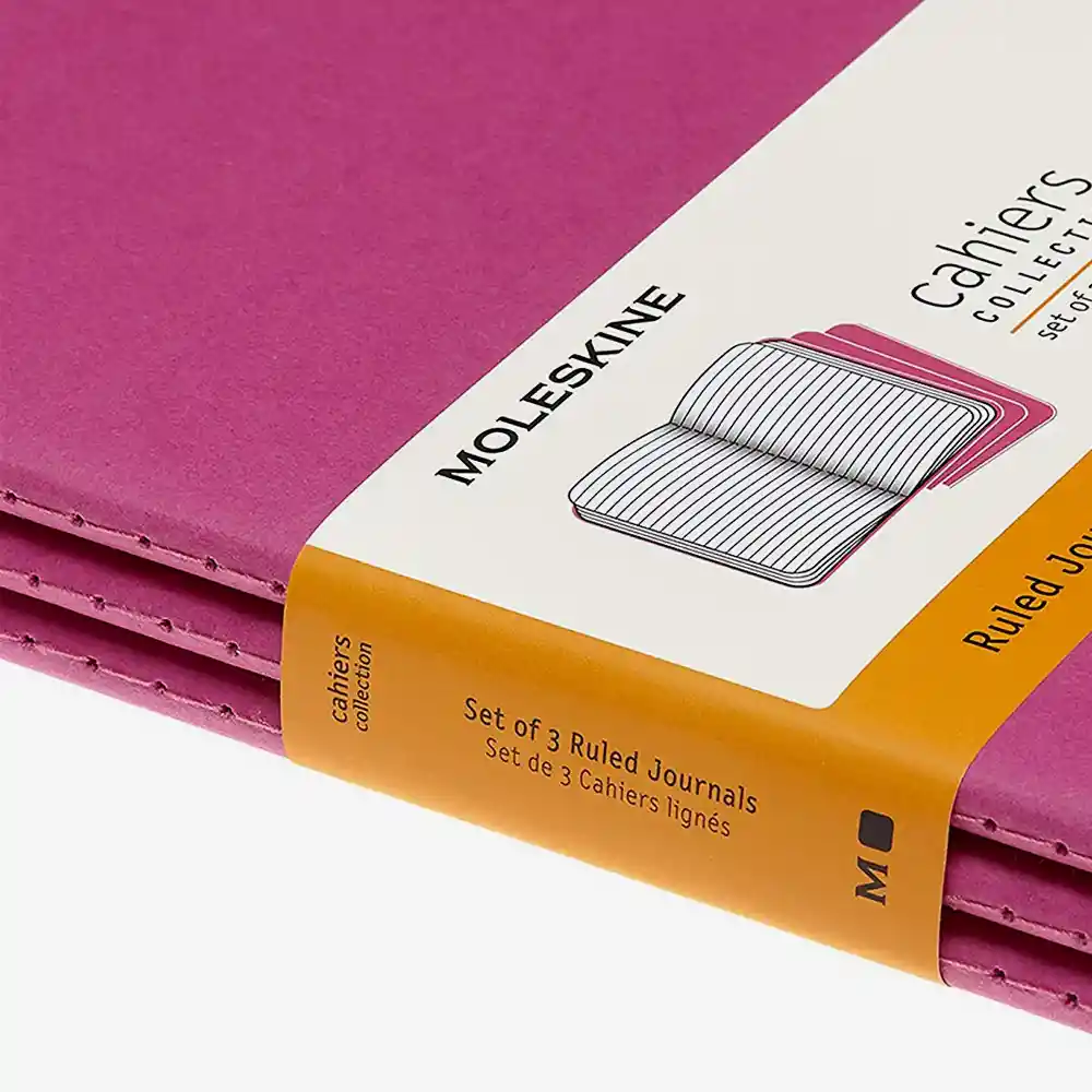 Inkanta Libreta Cahier Rayas Rosado XL
