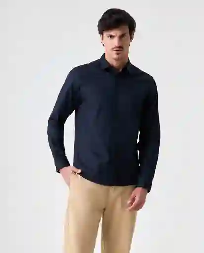 Camisa Hombre Negro Talla L 812G501_NEG190303 Americanino