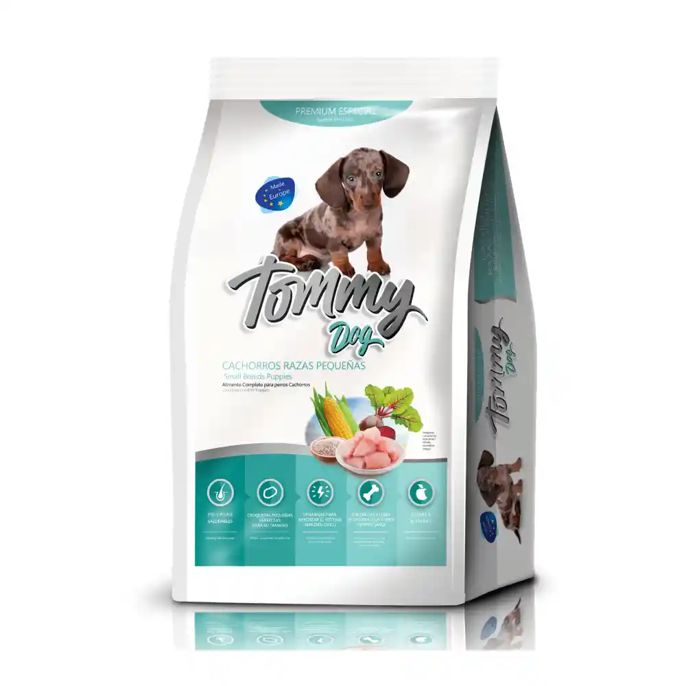 Tommy Dog Alimento para Perro Cachorro Razas Pequeñas