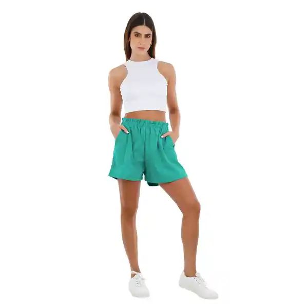 Short Jazmín Verde Talla S