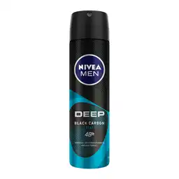 Nivea Men Desodorante Deep Beat Black en Spray