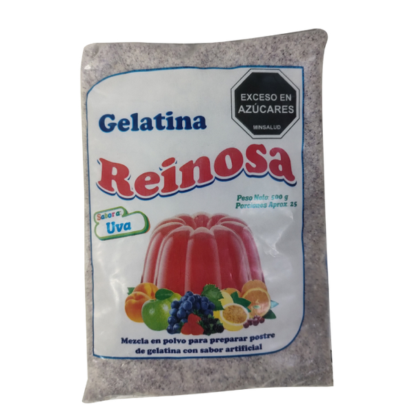 Gelatina Reinosa Gelatina Sabor Uva 500 g