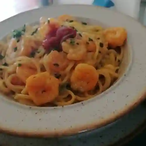 Spaghetti con Camarón