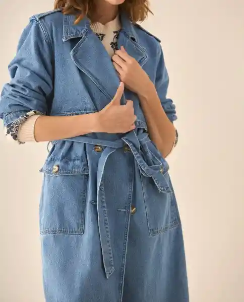 Chaqueta Azul Cielo Claro Talla L 623G012 Esprit