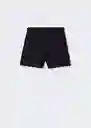 Short Malu5-h Negro Talla 34 Mujer Mango