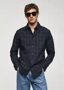 Camisa Roma Navy Talla S Hombre Mango