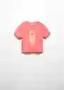 Camiseta Orca Coral Talla 66 Niños Mango