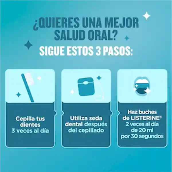 Listerine Enjuague Bucal Sabor Cool Mint