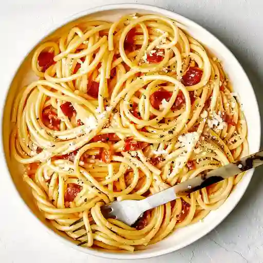 Carbonara con tocineta