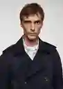 Abrigo Parka Tango Navy Talla XL Hombre Mango