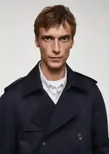 Abrigo Parka Tango Navy Talla XL Hombre Mango