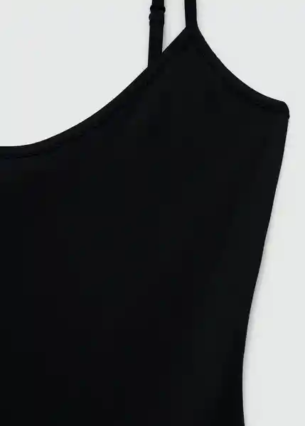 Vestido Chi Negro Talla L Mujer Mango