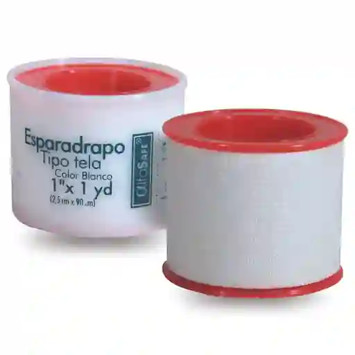 Alfasafe Esparadrapo Tela Blanco 2.5 x 90 cm 1 x 1 Yarda