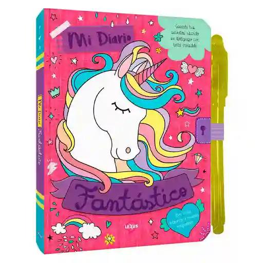 Libro Mi Diario Fantástico Unicornio Editorial Lexus