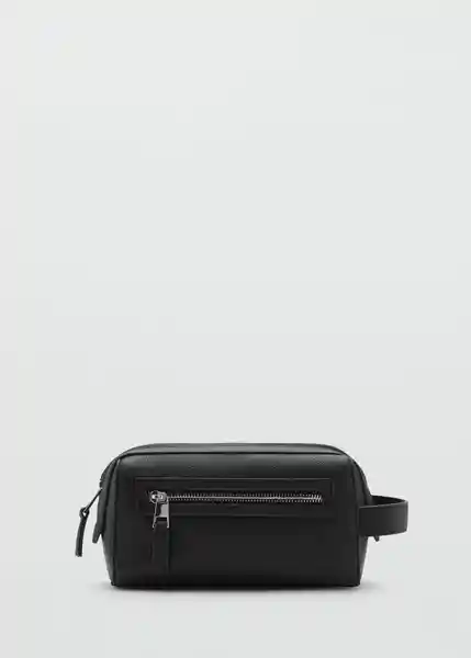 Bolso Toiletxs Negro Talla 99 Hombre Mango