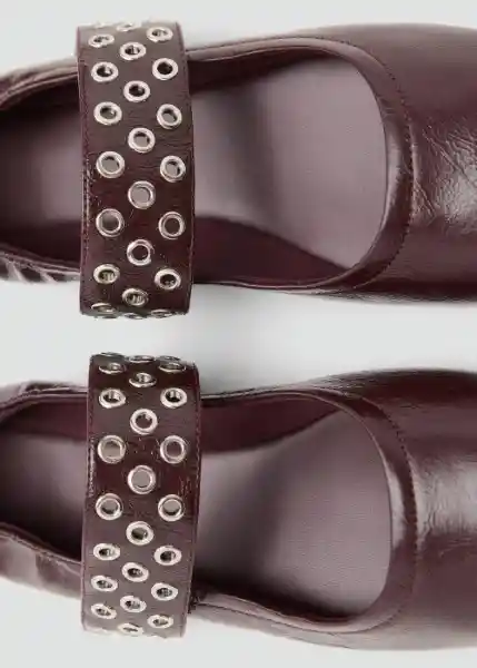 Zapatos Smas Burdeos Talla 38 Mujer Mango