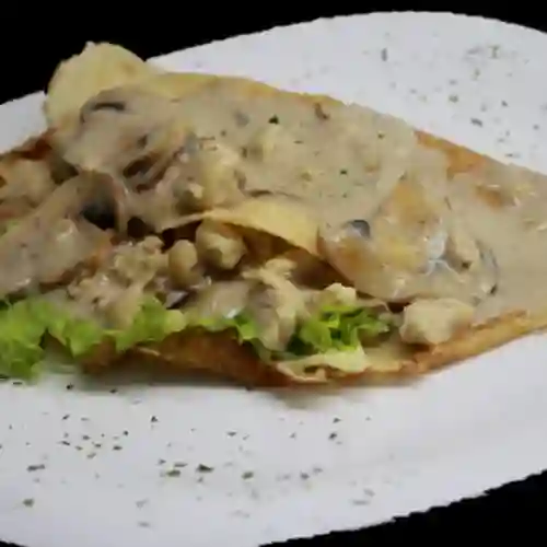 Crepe de Pollo con Champiñón