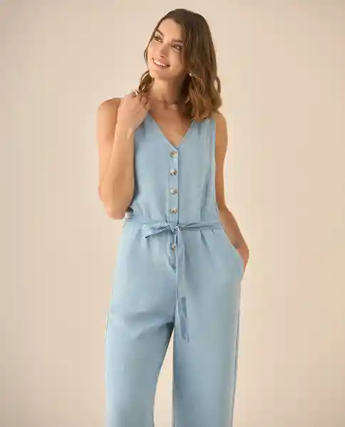 Vestido Azul Cielo Claro Talla M 693G001 Esprit