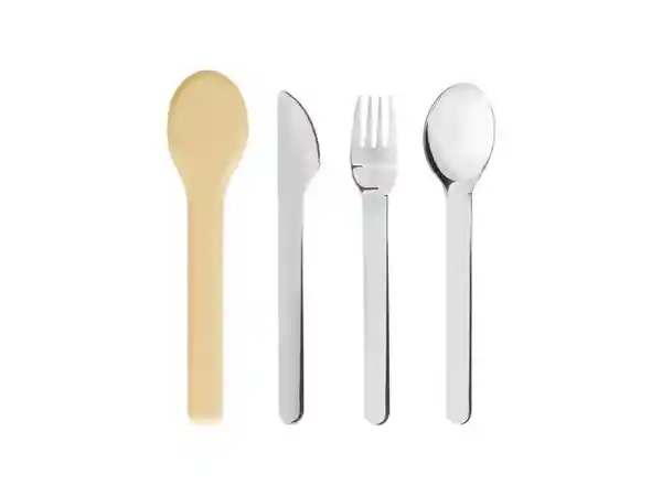Set Cubiertos Reutilizables Acero Inoxidable Casaideas