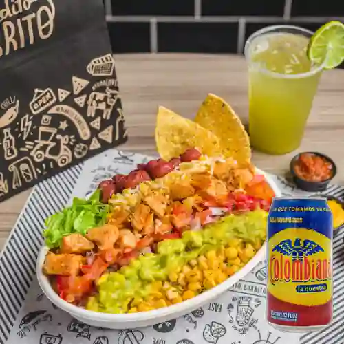Combo Bowl de Pollo Al Grill + Colombiana 354 ml