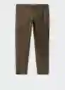 Pantalón Barna Caza Talla 36 Hombre Mango