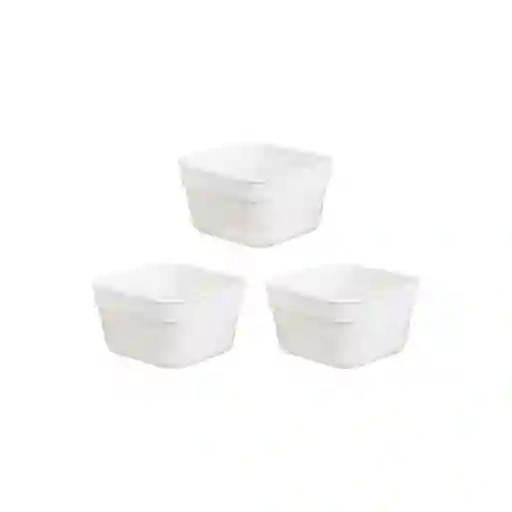 Organizador de Plástico Blanco Miniso