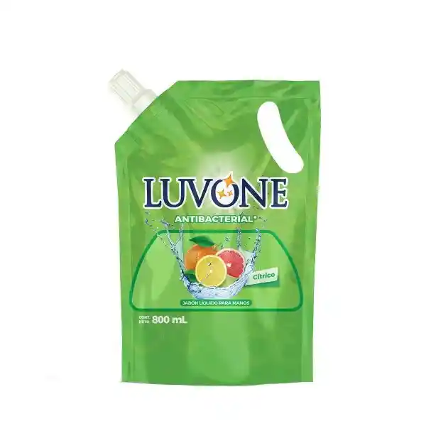 Luvone Jabón Líquido Manos Antibacterial Cítrico