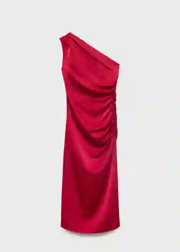 Vestido Safron Vino Talla M Mujer Mango