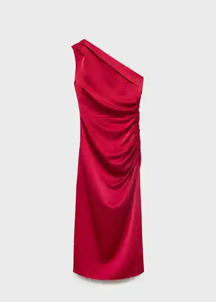 Vestido Safron Vino Talla M Mujer Mango