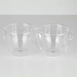 Set de Café Doble Pared Clear 365039