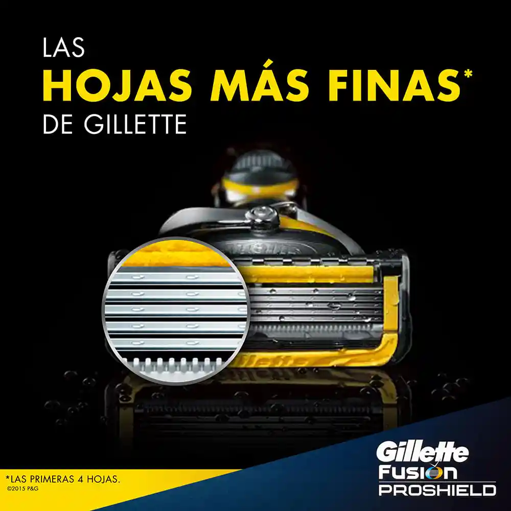 Gillette Cartuchos para Afeitar Fusión Proglide