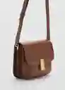 Bolso M Fiore Cuero Talla 99 Mujer Mango